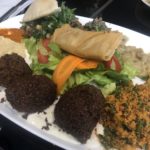 Dada Falafel Meat Tasting Platter