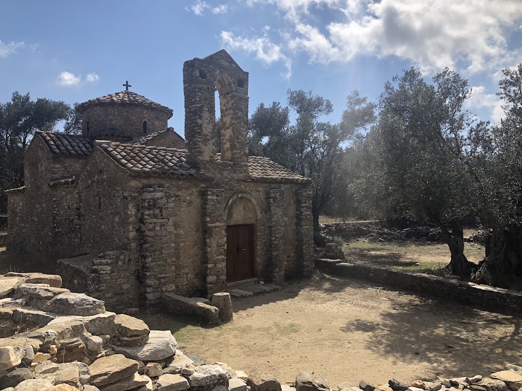 Ancient Byzantine Church Chalkio Naxos