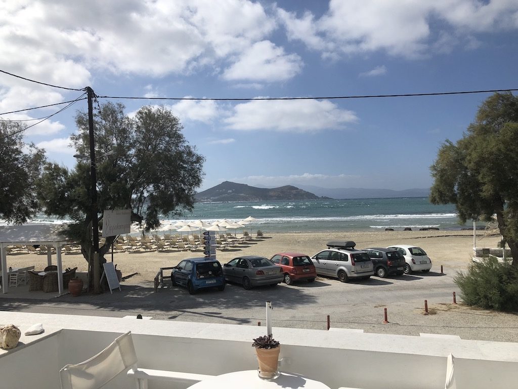 Ippokampos Beachfront Hotel Room View, Naxos Island