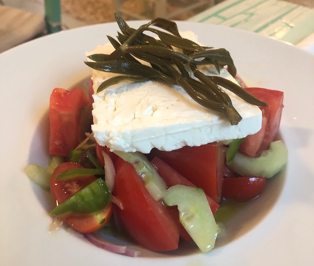 Traditional Greek Salad with Feta
