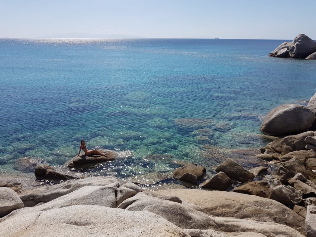 Victoria at Mirki Vigla Beach, Naxos Island