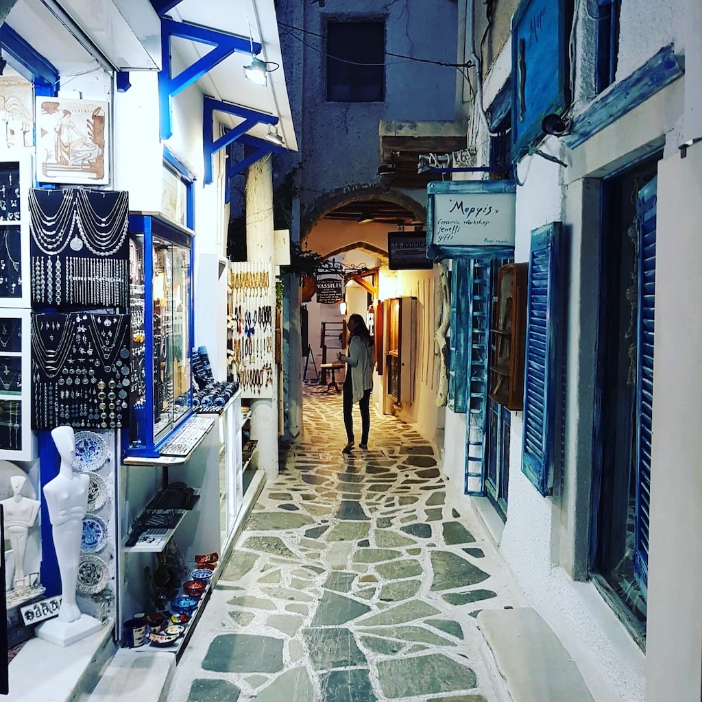 Wandering through Naxos Chora Town